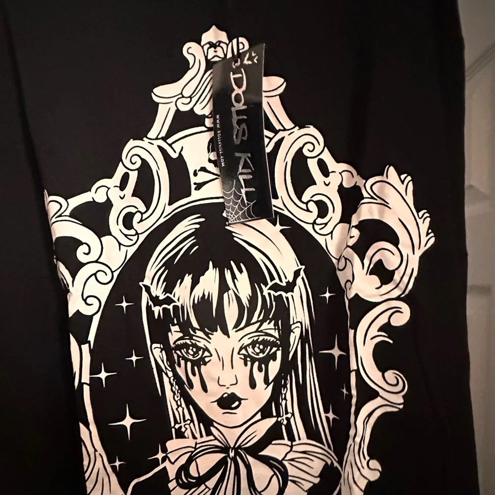 Dollskill Long Sleeve TShirt-Goth/Emo Bat Girl 3XL - Picture 9 of 12